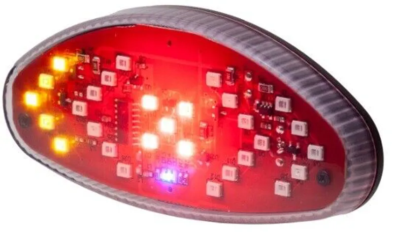 XLC Indicator Led Rear Light Left and Right Remote indicators Black-3